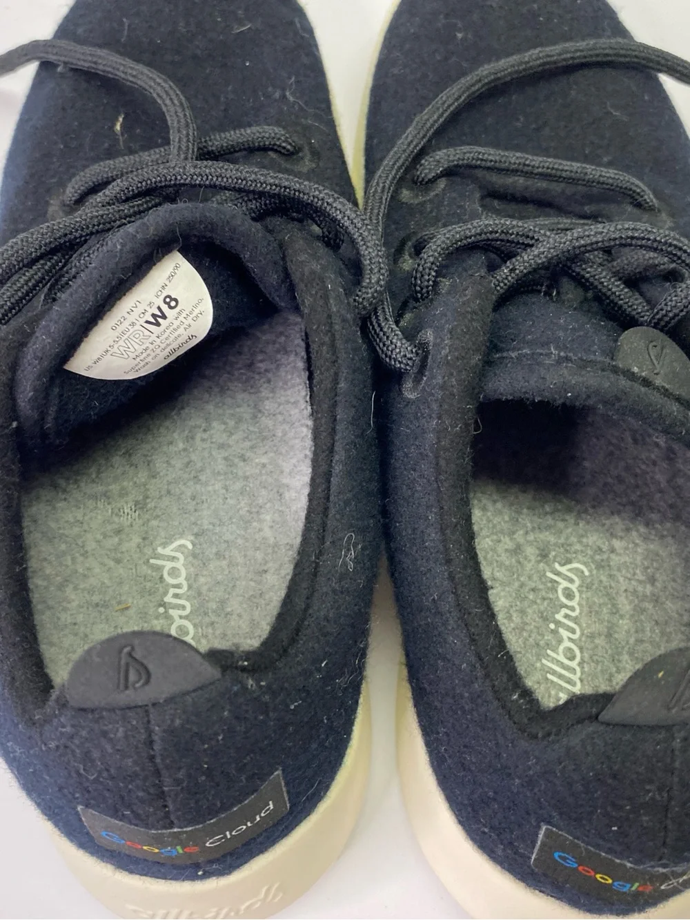 allbirds Men's Black Wool Runners Sneakers
